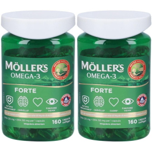 Cerca Offerte di moller´s omega 3 forte capsule 2x145,3 g e acquista online