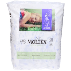 Cerca Offerte di Moltex pure & nature pannolini taglia 6 xl 16-30 kg 21 pezzi e acquista online