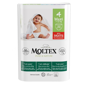 Cerca Offerte di moltex pure & nature pants ecologici taglia 4 maxi 7-12kg 22 pezzi e acquista online