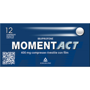 momentact 12 compresse rivestite 400 mg bugiardino cod: 035618026 