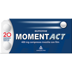 momentact 20 compresse 400 mg ibuprofene bugiardino cod: 035618053 