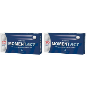 Cerca Offerte di momentact 400 mg compresse rivestite con film set da 2 2x20 pz compres e acquista online