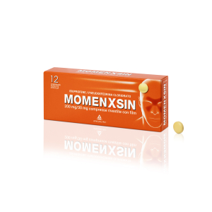 momenxsin 200mg ibuprofene + 30mg bugiardino cod: 043682020 