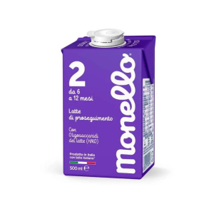 Monello 2 latte di proseguimento da 6 a 12 mesi 500 ml