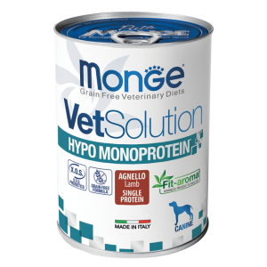Monge cane vet solution hypo monoprotein agnello lattina 400 gr