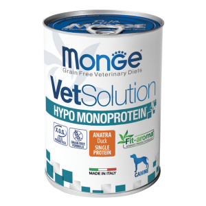 Monge cane vet solution hypo monoprotein anatra lattina 400 gr