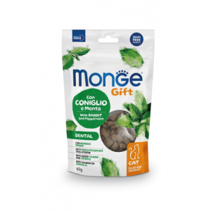 Monge cat filled and crunchy gift dental con coniglio e menta 60 g man