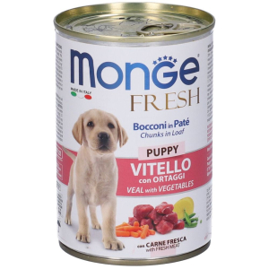 Cerca Offerte di Monge Fresh Bocconcini in Paté con Vitello e Ortaggi per Cuccioli Set e acquista online