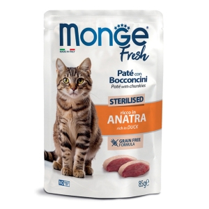 Cerca Offerte di Monge fresh cat sterilised anatra 85 g mangime e acquista online