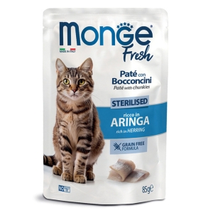 Cerca Offerte di Monge fresh cat sterilised aringa 85 g mangime e acquista online