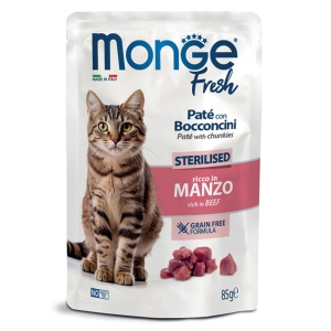Cerca Offerte di Monge fresh cat sterilised manzo 85 g mangime e acquista online