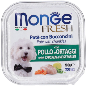 Cerca Offerte di monge fresh pollo e ortaggi paté con bocconcini set da 7 7x100 g e acquista online