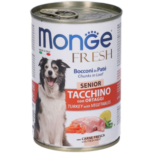 Cerca Offerte di monge fresh senior tacchino con ortaggi set da 10 10x400 g e acquista online