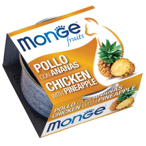 monge fruits pollo c/ananas80g bugiardino cod: 971134515 