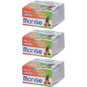 Cerca Offerte di monge fruits pollo con frutta gatti adulti 3x80 g mangime e acquista online