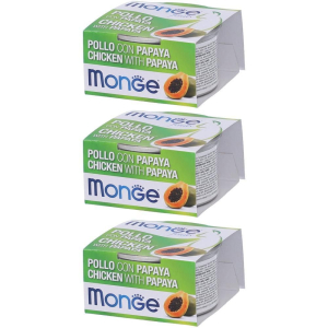 Cerca Offerte di monge fruits pollo con papaya gatti adulti 3x80 g mangime e acquista online