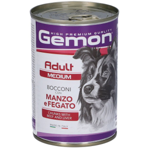Cerca Offerte di monge gemon manzo fegato cani adulti taglia media set da 24 24x415 g m e acquista online