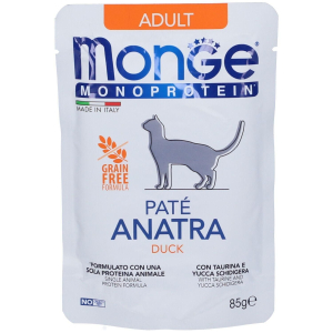 Cerca Offerte di monge monoprotein paté anatra gatti adulti 9x85 g e acquista online
