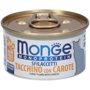 Cerca Offerte di monge monoprotein sfilaccetti tacchino con carote gatti adulti set da e acquista online