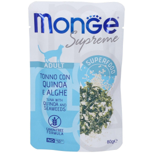 Cerca Offerte di monge supreme adult tonno con quinoa e alghe 4x80 g mangime e acquista online