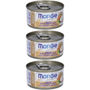 Cerca Offerte di monge supreme adult tonno con riso integrale cocco gatti adulti 3x80 g e acquista online