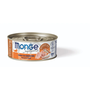 Cerca Offerte di monge supreme cibo umido tonno con granchio per gatti sterilizzati scatoletta 80g monge e acquista online