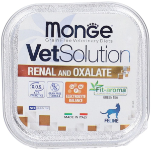 Cerca Offerte di monge vet solution umido feline renal oxalate set da 14 14x100 g e acquista online