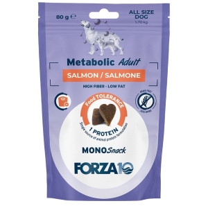 Cerca Offerte di Mono snack metabolic salmone - alimento complementare per cani adulti 80 gr e acquista online