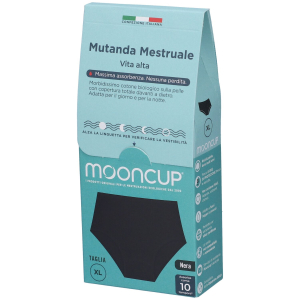 Mooncup mutanda mestruale vita alta colore nero taglia xl 1 pz altro
