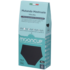 Mooncup mutanda mestruale vita alta colore nero taglia xxl 1 pz altro