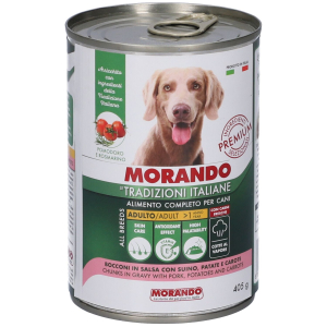 Cerca Offerte di morando bocconi in salsa con suino carote e patate per cani adulti 405 e acquista online