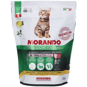 Cerca Offerte di morando croccantini per gattini ricchi in pollo con salmone 400 g mang e acquista online