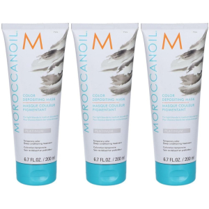 Cerca Offerte di moroccanoil platinum color depositing maschera per capelli 3x200 ml e acquista online
