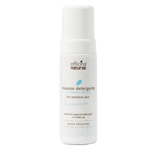 Mousse detergente viso pelle sensibile senza profumo 150 ml