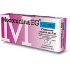 moxonidina eg 28 compresse rivestite 0,2mg bugiardino cod: 036677033 