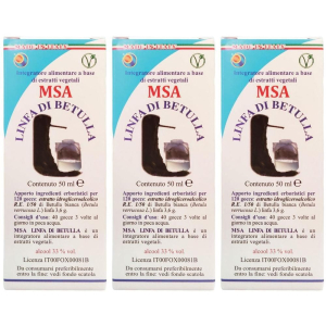 Cerca Offerte di msa linfa di betulla gocce 3x50 ml e acquista online