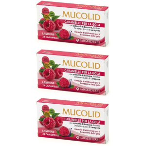 Cerca Offerte di mucolid bronc 24 caram. lumaca&lampone 3x70 g caramelle e acquista online