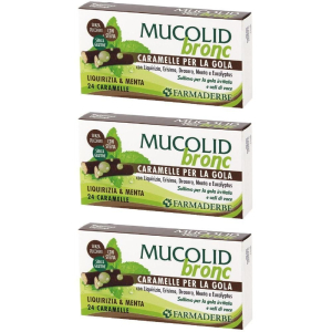 Cerca Offerte di mucolid bronc menta & liquirizia 24 caramelle 3x70 g e acquista online