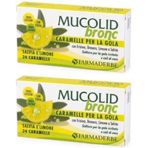 Cerca Offerte di mucolid bronc salvia&lim 24car 2x70 g caramelle e acquista online