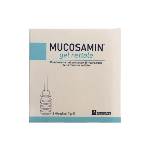 mucosamin gel rettale microcl 6 pezzi bugiardino cod: 924847217 