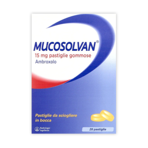 mucosolvan 20 pastiglie 15mg bugiardino cod: 024428195 