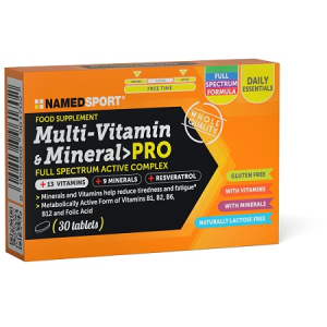 multi vitamin&mineral pro30cpr bugiardino cod: 986146809 