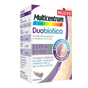 multicentrum duobiotico 20 capsule bugiardino cod: 980126647 