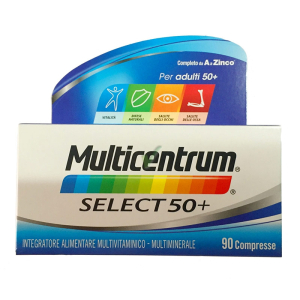 multicentrum select 50+ integratore vitamine bugiardino cod: 938657018 