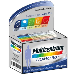 multicentrum uomo 50+ 30cpr bugiardino cod: 986075568 