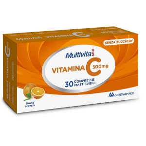 Cerca Offerte di Multivitamix vitamina c 500 mg arancia 30 compresse masticabili senza zuccheri con edulcorante senza glutine senza lattosio e acquista online