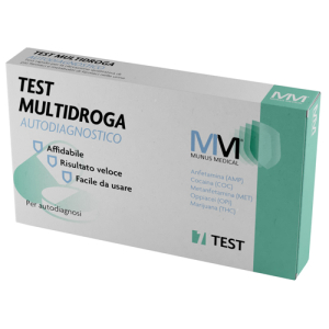 Cerca Offerte di munus med test multidroga autodiagnostico rilevazione qualitativa di piu' farmaci e metaboliti dei farmaci nell'urina umana e acquista online
