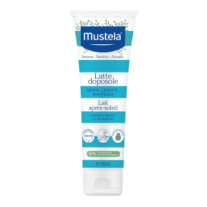 Mustela latte doposole 100 ml per neonati e bambini idratante, lenitivo e rinfrescante