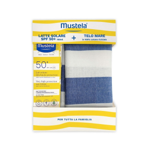 Cerca Offerte di mustela latte solare 100 ml + telo mare e acquista online