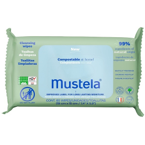 mustela salviette compost 60pz bugiardino cod: 987776945 